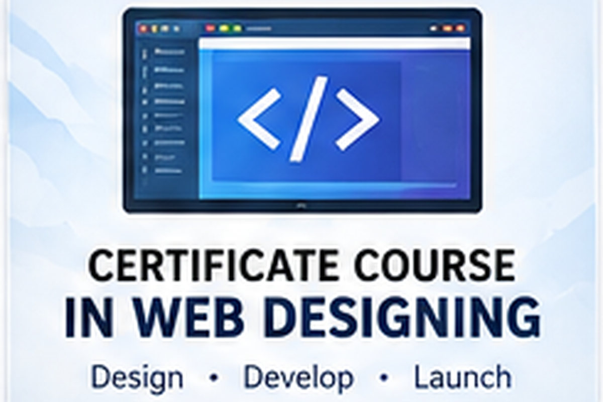 CERTIFICATE COURSE IN WEB DESIGNING
