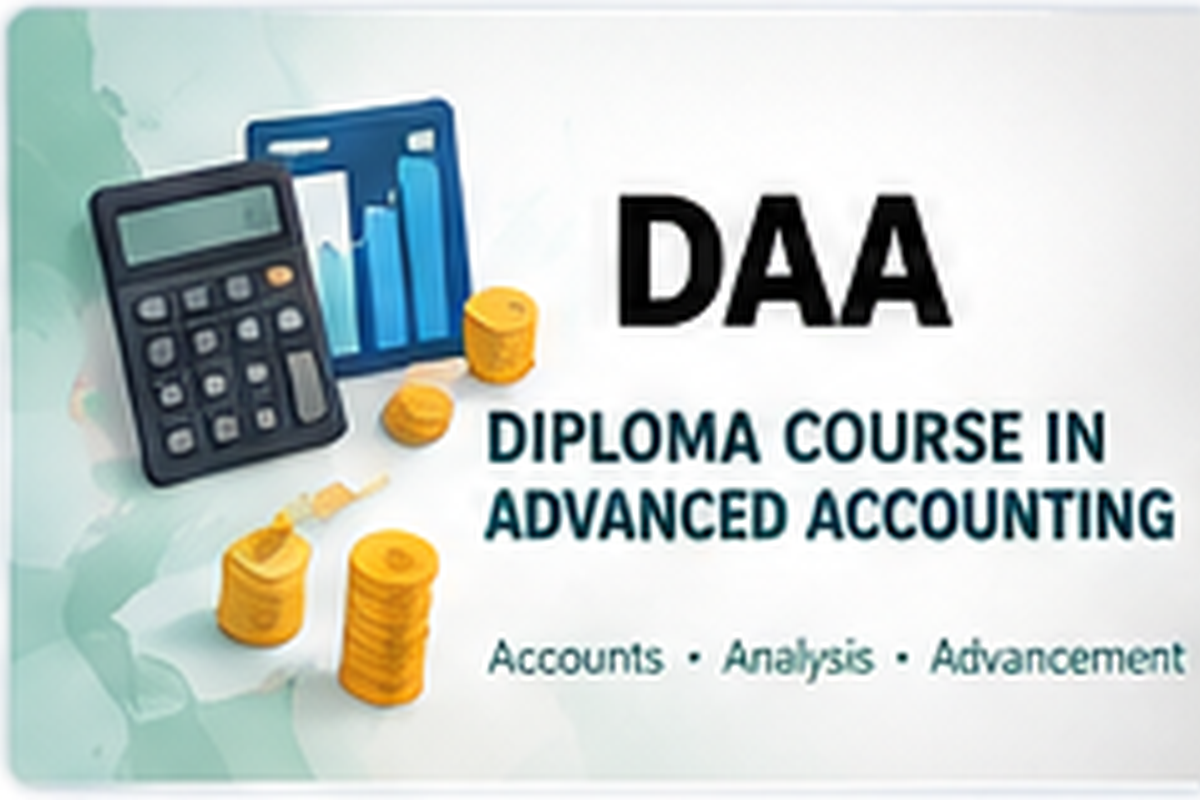 DIPLOMA COURSE IN ADVANCED ACCOUNTING (DAA)