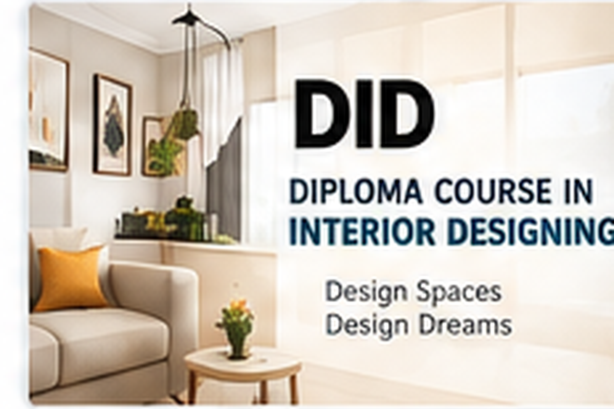 DIPLOMA COURSE IN INTERIOR DESIGNING (DID)