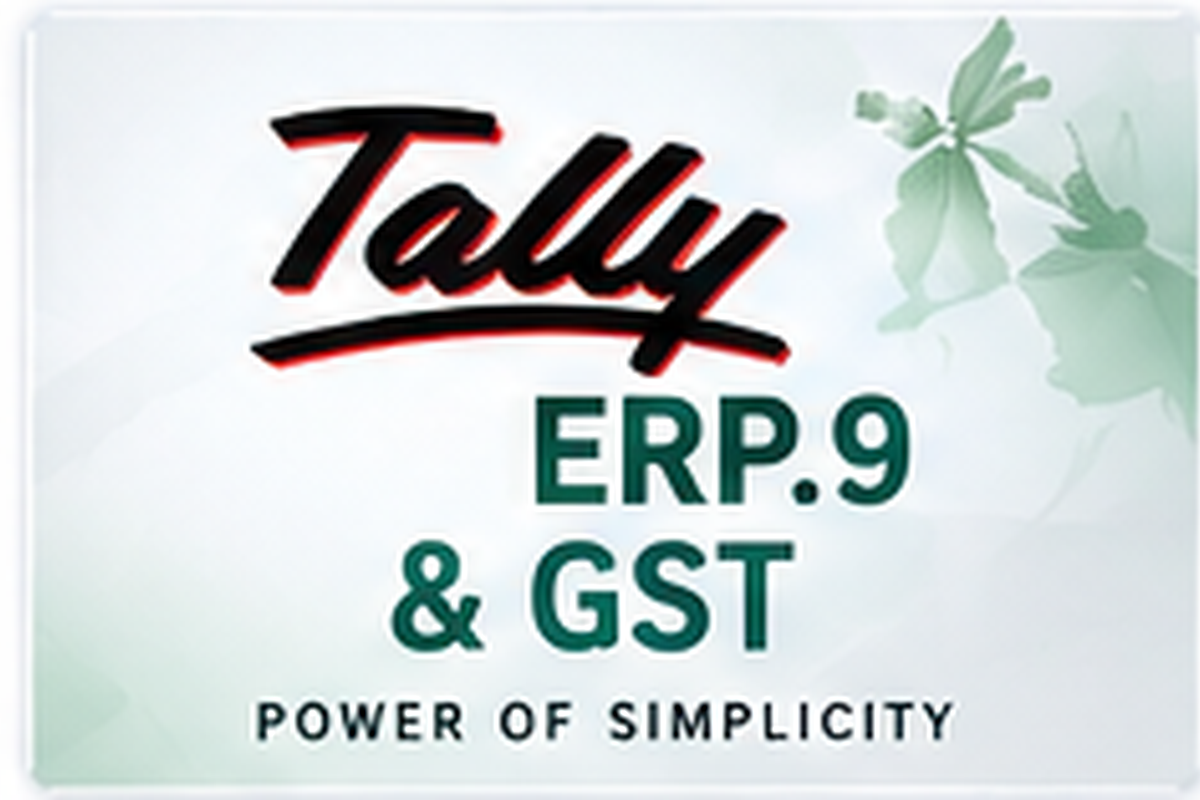 TALLY ERP9 & GST